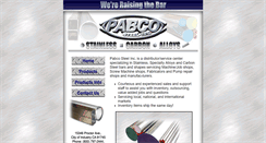 Desktop Screenshot of pabcosteel.com